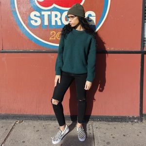 Green Wool Sweater